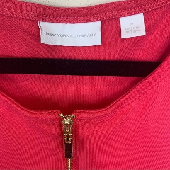 New York and Company pink dress Medium pockets - Picture 3 of 7